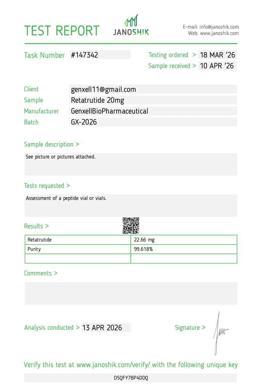 Certyfikat COA 1